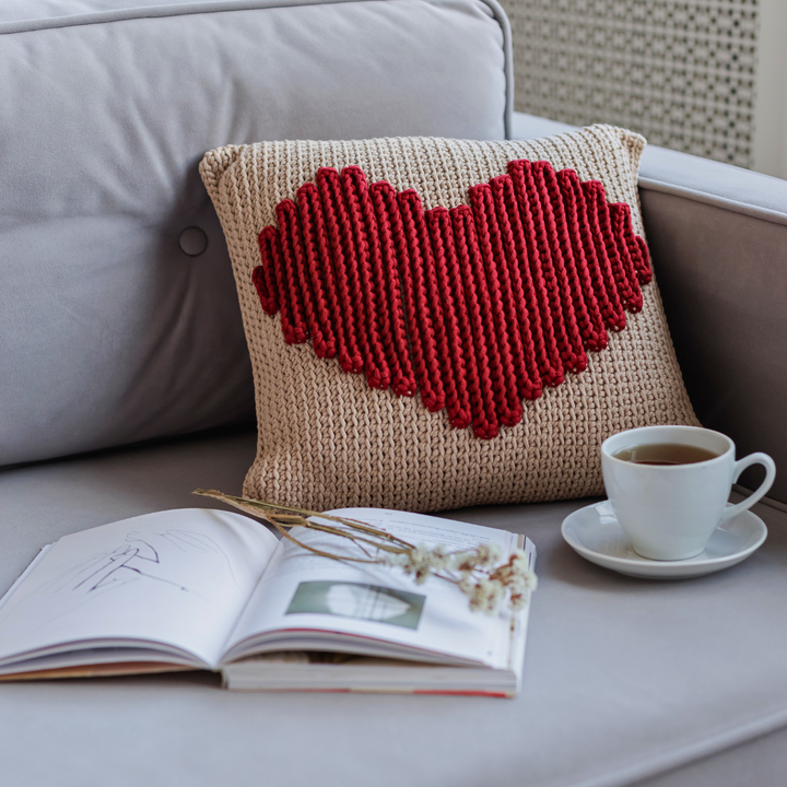 Crochet Pattern - Pillowcase "Valentine"