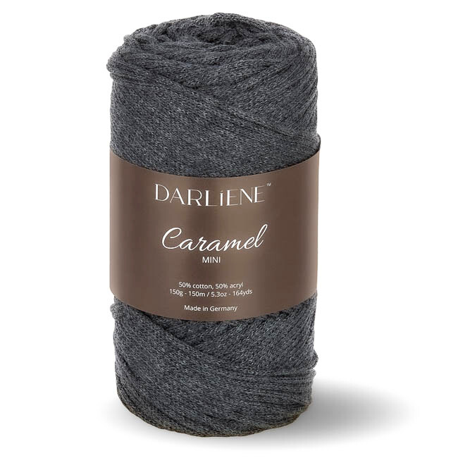 Caramel - Dunkelgrau melange