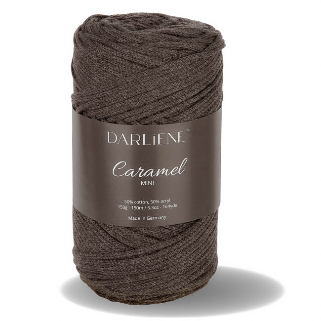 Caramel - Dunkelbraun melange
