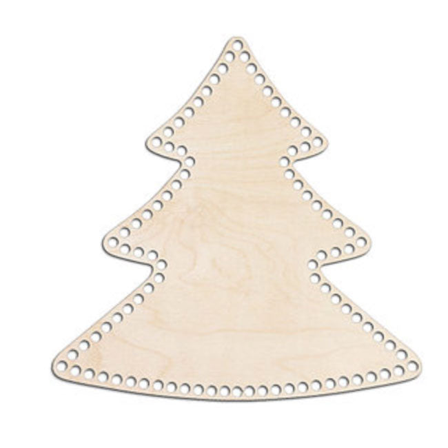 Wooden base - Christmas tree