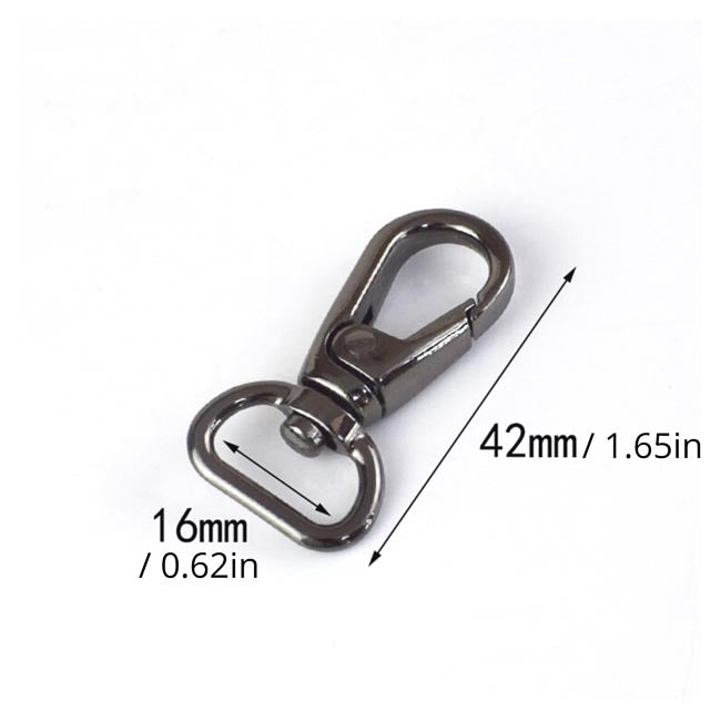Karabinerhaken aus Metall – 2er-Set